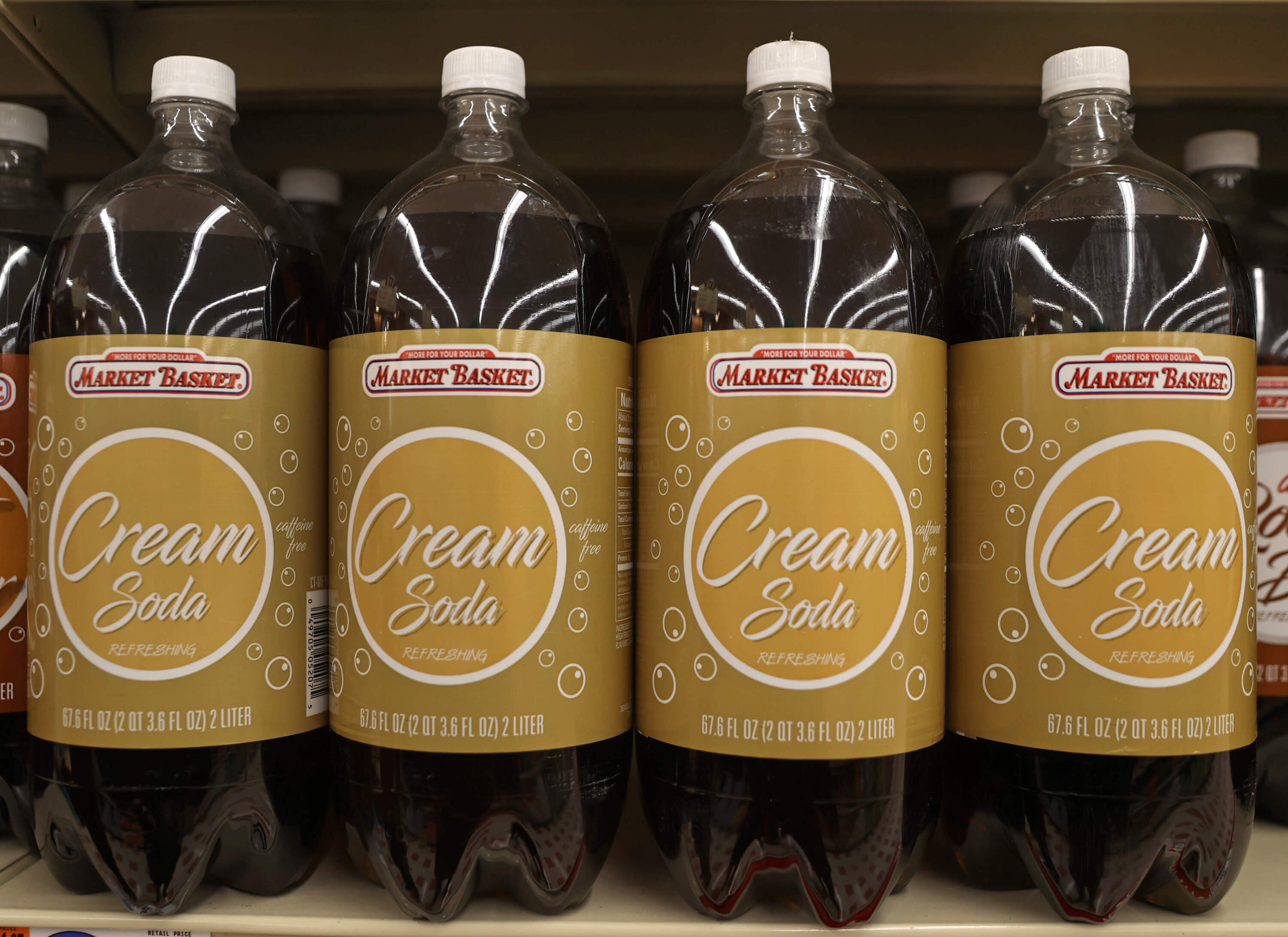Cream soda at Market Basket in Waltham. (David L. Ryan/The Boston Globe via Getty Images)