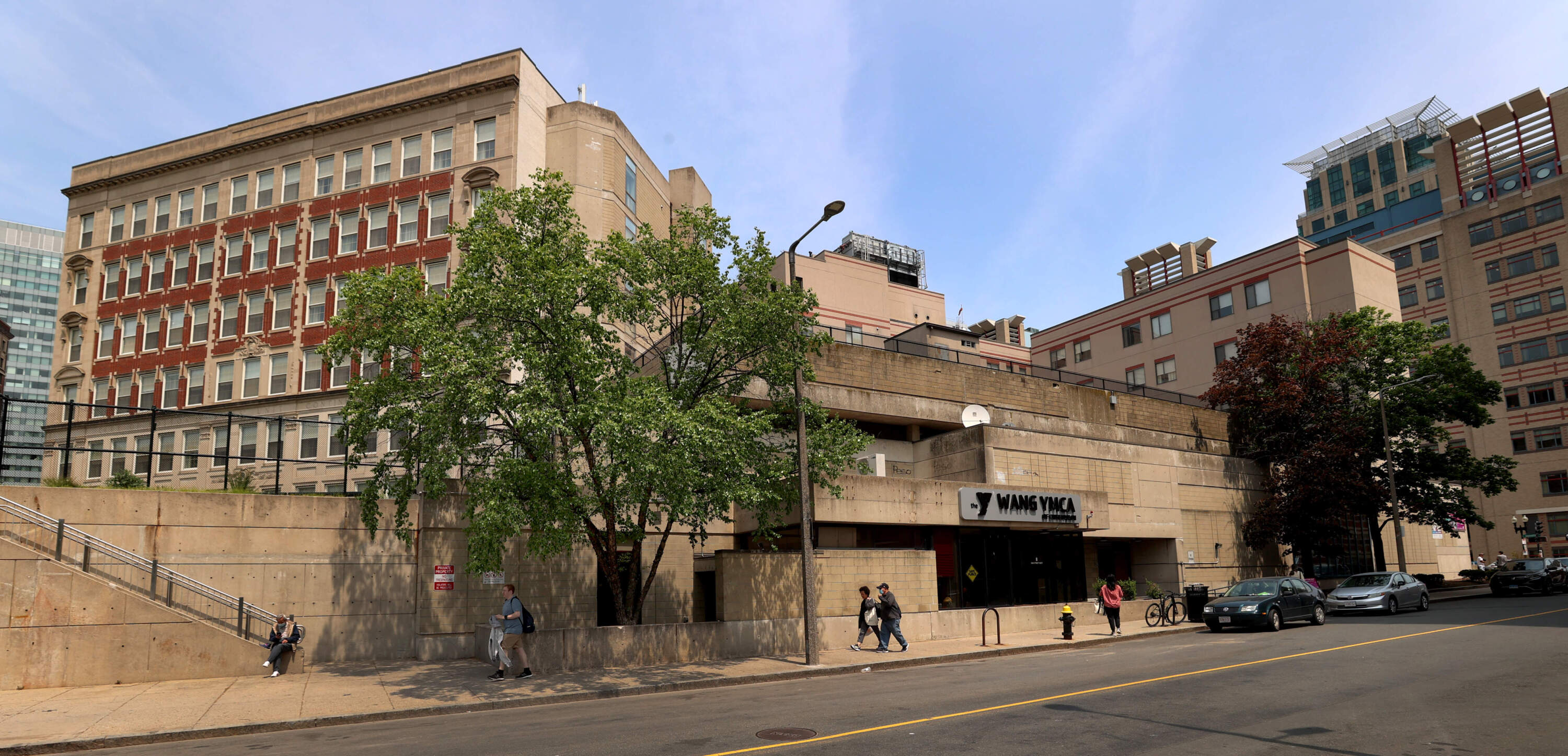 The Wang YMCA in Chinatown. (Photo by David L. Ryan/The Boston Globe via Getty Images)
