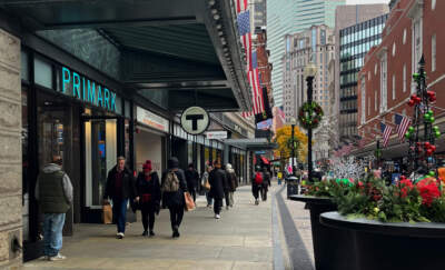 A mellow holiday shopping vibe in Boston, as online sales surge nationally