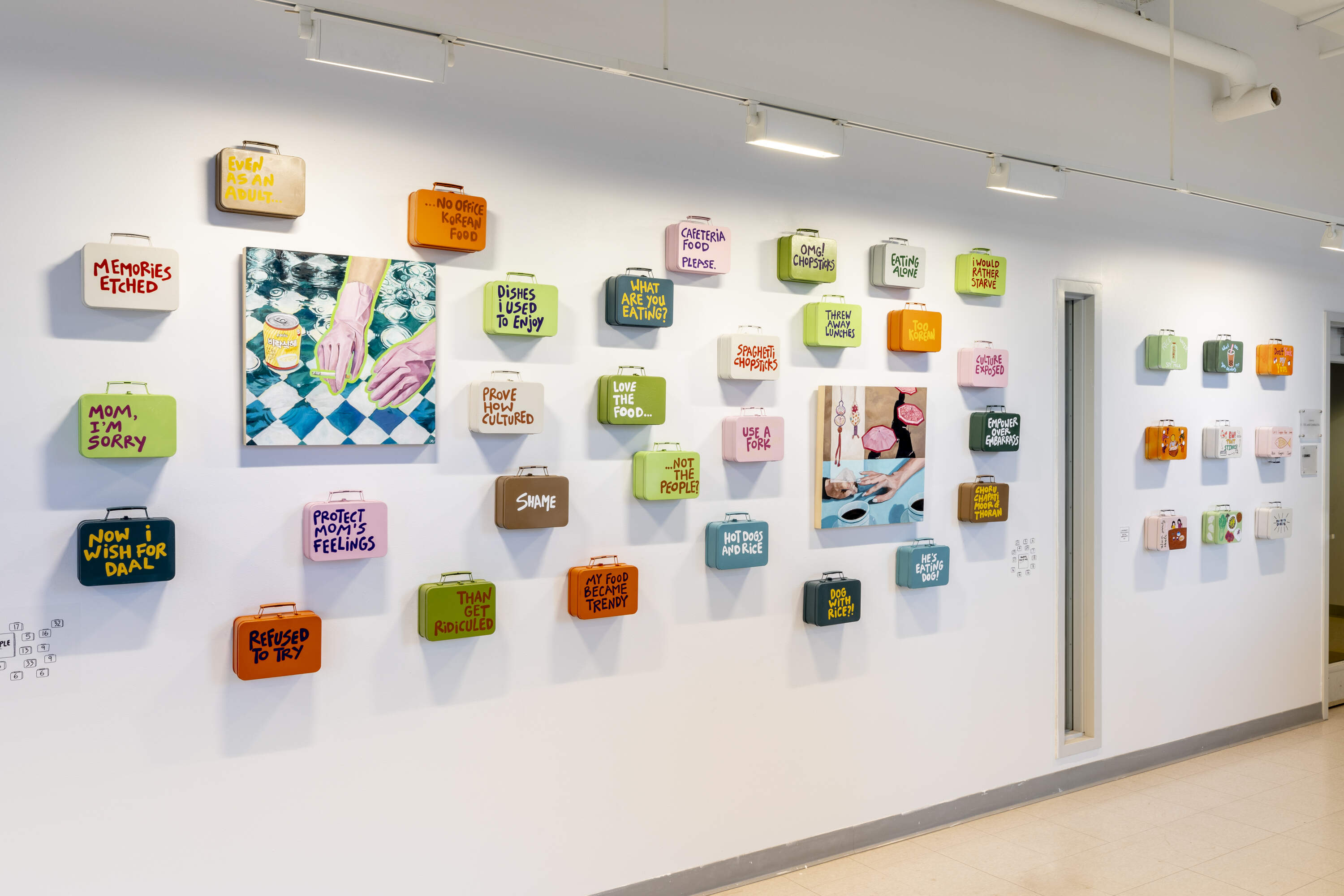 Sandwiched between cultures: new exhibit explores the pain of 'lunchbox moments'
