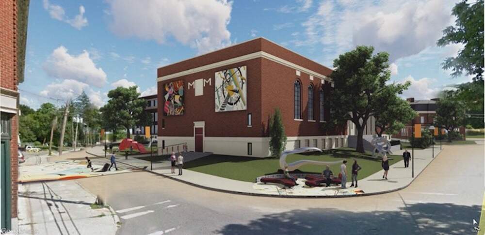 The former B.F. Brown School, built in 1923, will be converted as part of the Fitchburg Arts Community. (Courtesy Fitchburg Art Museum)
