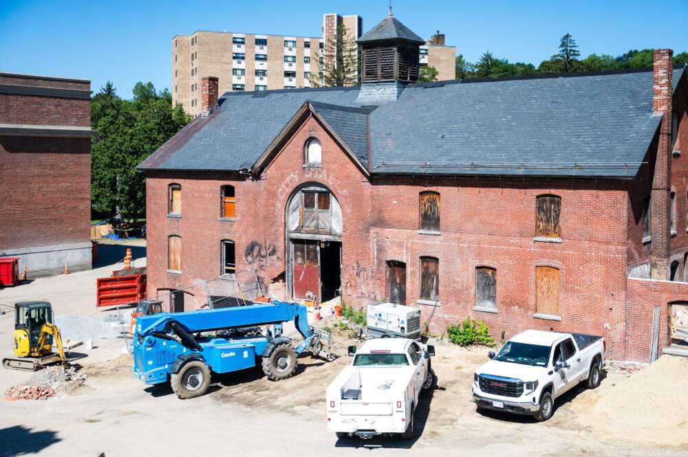 One of the buildings under conversion is a former stable. In addition to one, two and three-bedroom apartments in the complex, there will be studio, gallery, rehearsal and performance spaces. (Courtesy Fitchburg Art Museum)