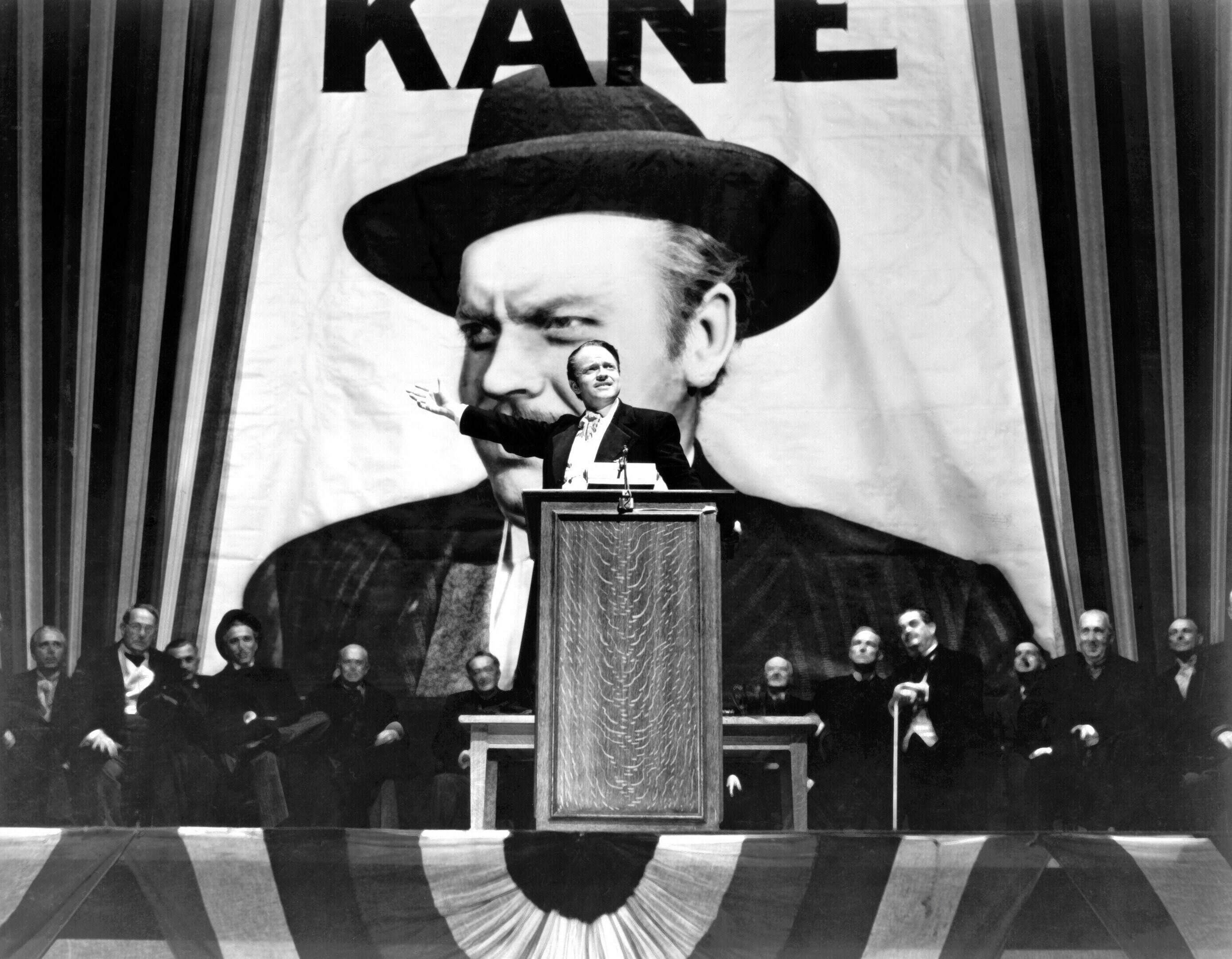 Orson Welles in his 1941 directorial debut film "Citizen Kane." (Courtesy RKO Radio Pictures Inc./Photofest)