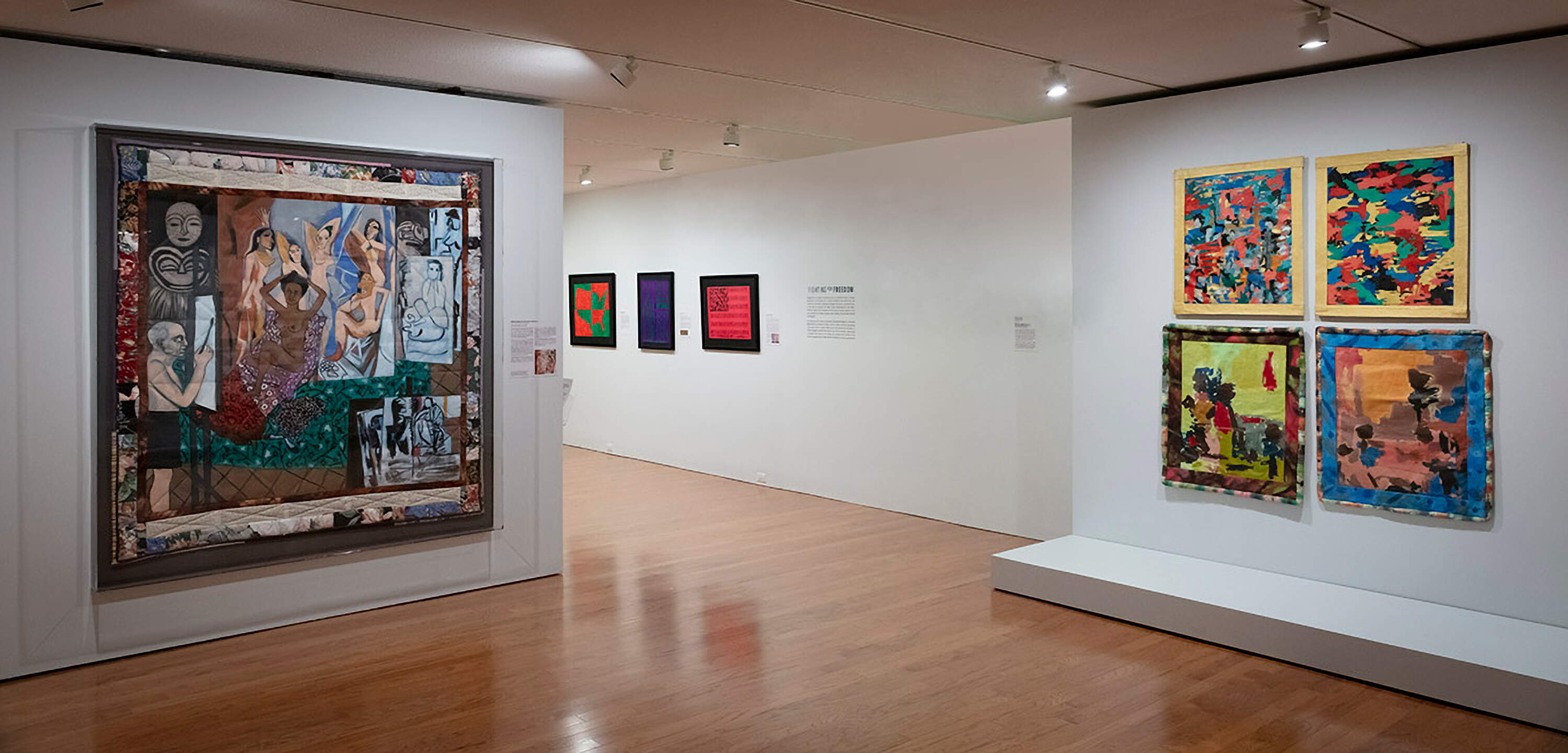 The exhibit of Faith Ringgold's work, "Freedom to Say What I Please," is on view at the Worcester Art Museum through March 17. (Courtesy Worcester Art Museum)