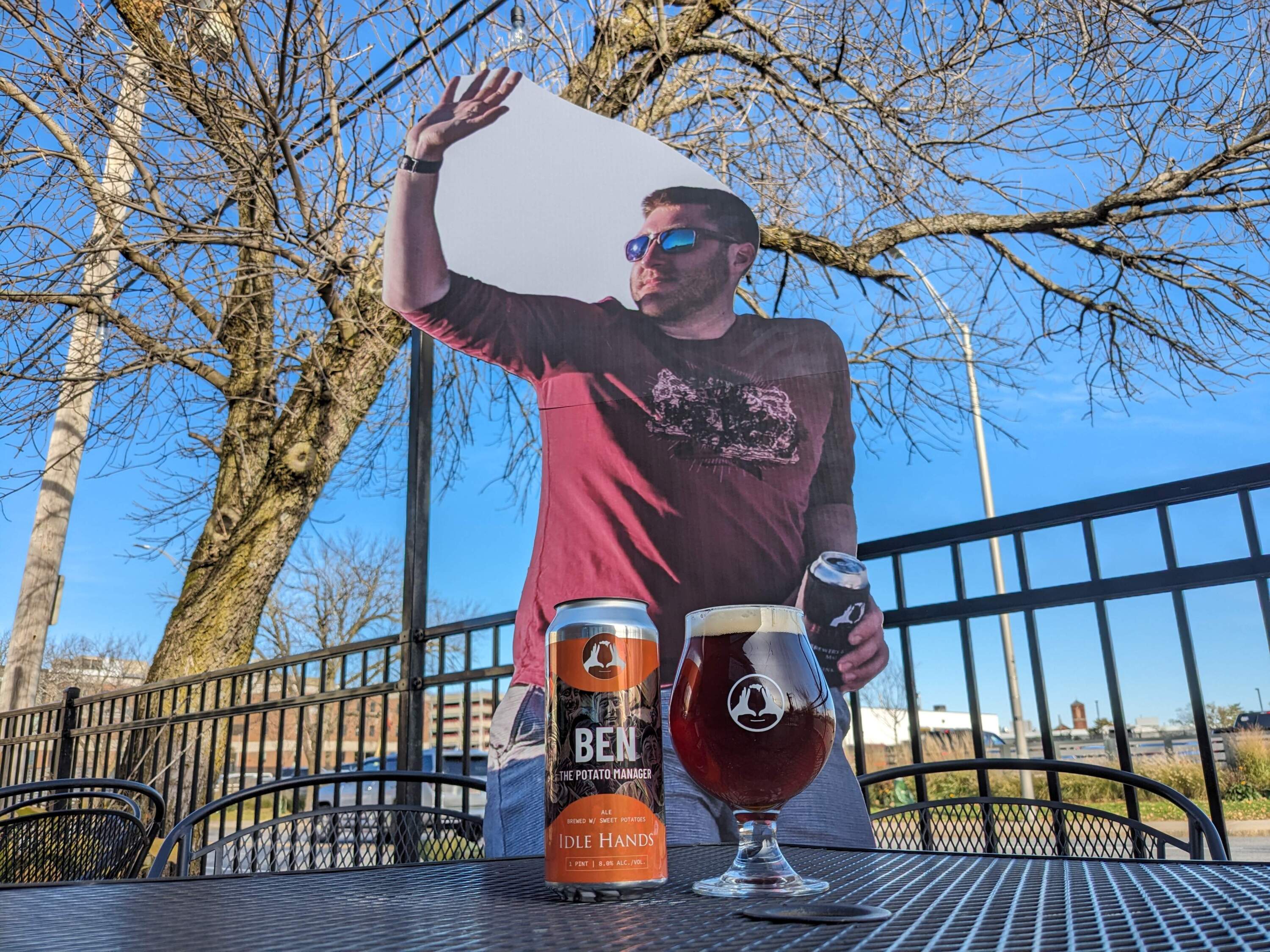Ben the Potato Manager (courtesy Idle Hands Craft Ales)