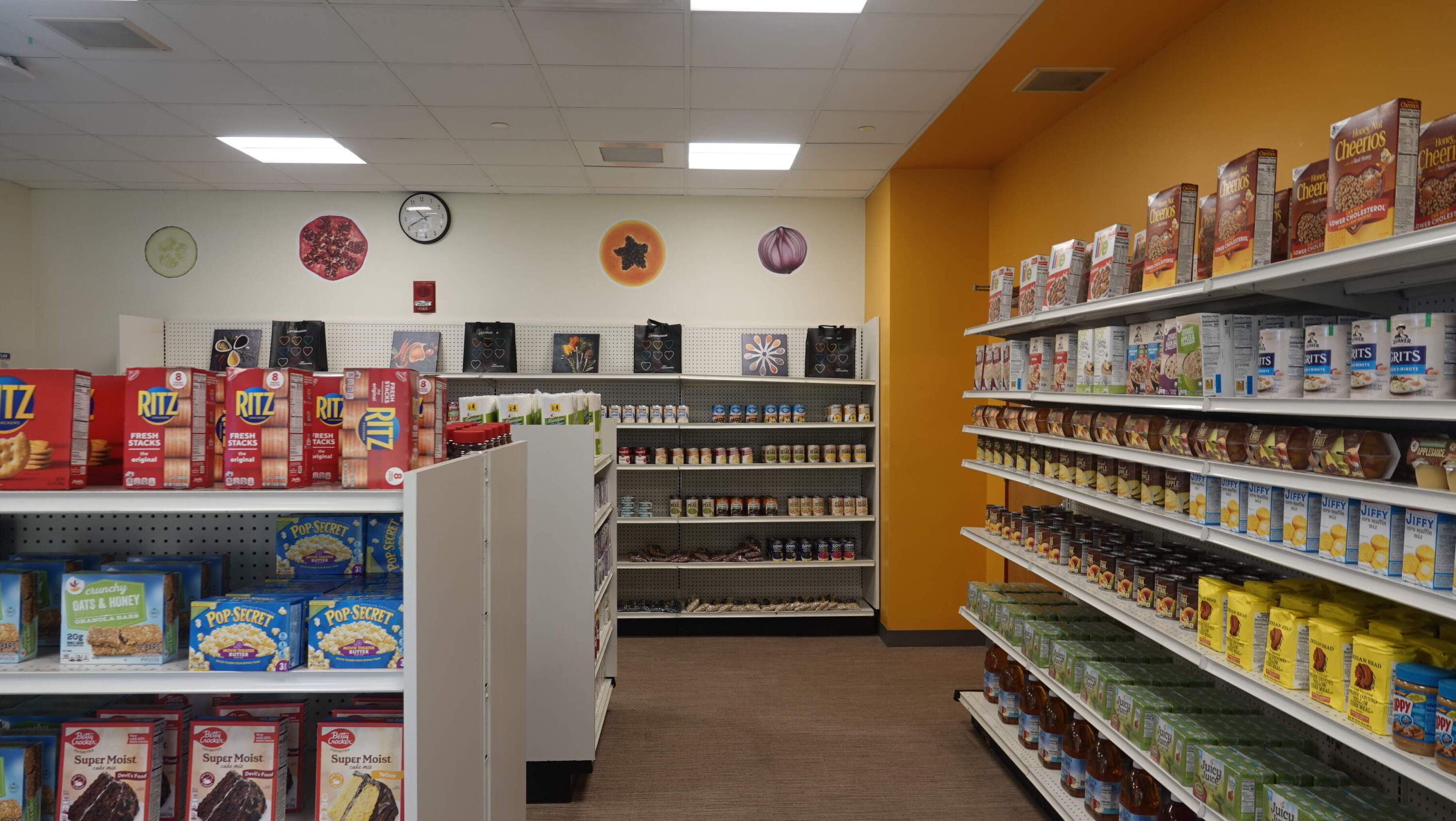 The Rox Box, a food pantry for students, staff and faculty of Roxbury Community College. (Courtesy Roxbury Community College)