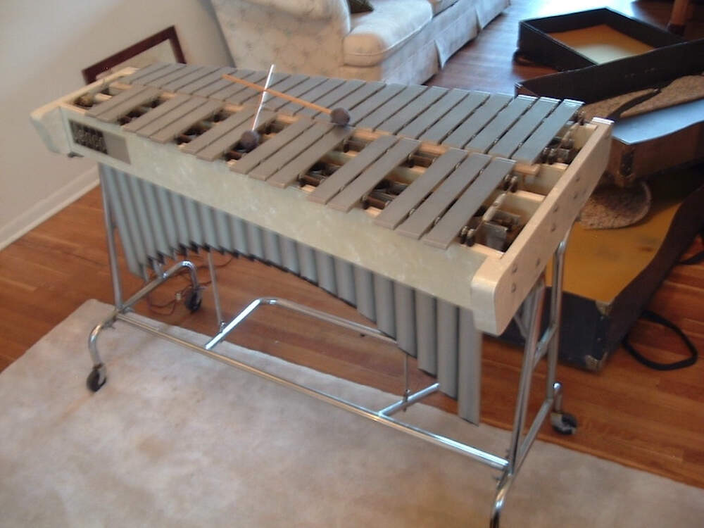 A person who plays the vibraphone is called a vibraphonist, vibraharpist, or vibist. (credit: Dan Allison)