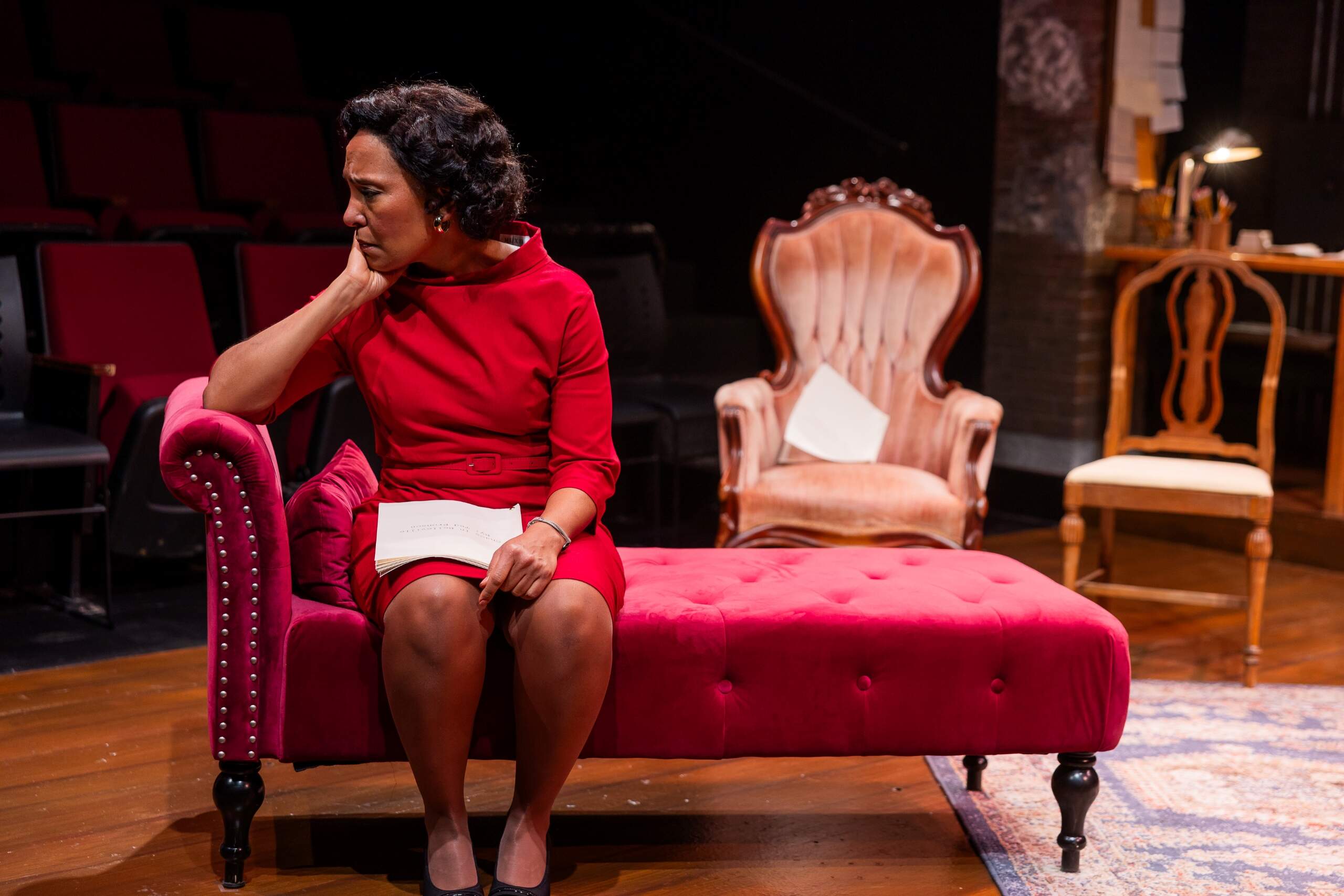Patrice Jean-Baptiste in Lyric Stage's "Trouble in Mind." (Courtesy Nile Hawver)
