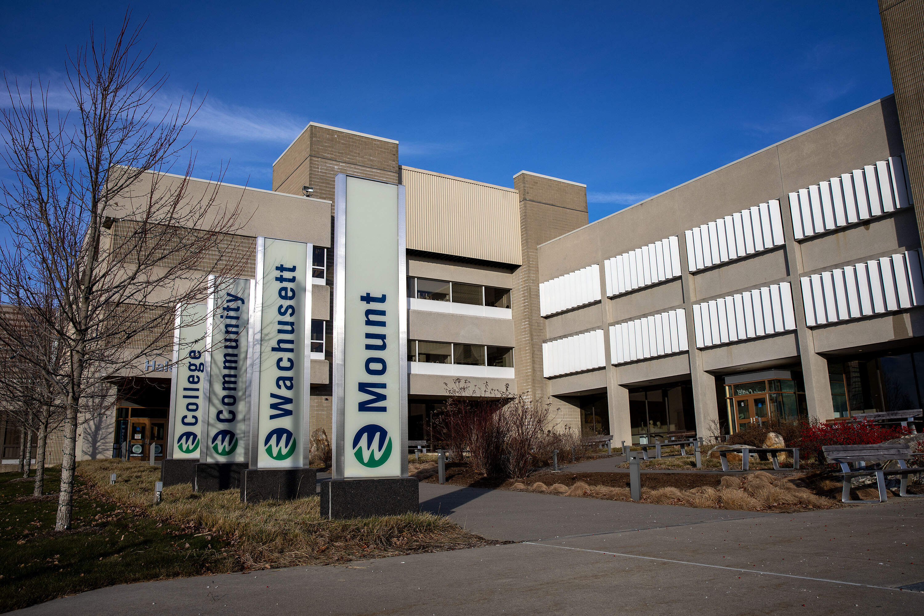 Mount Wachusett Community College. (Robin Lubbock/WBUR)