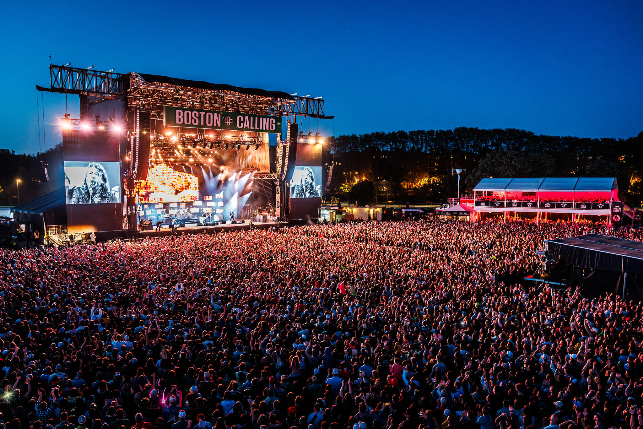 Thousands of fans at Boston Calling in 2023. (Courtesy Boston Calling)