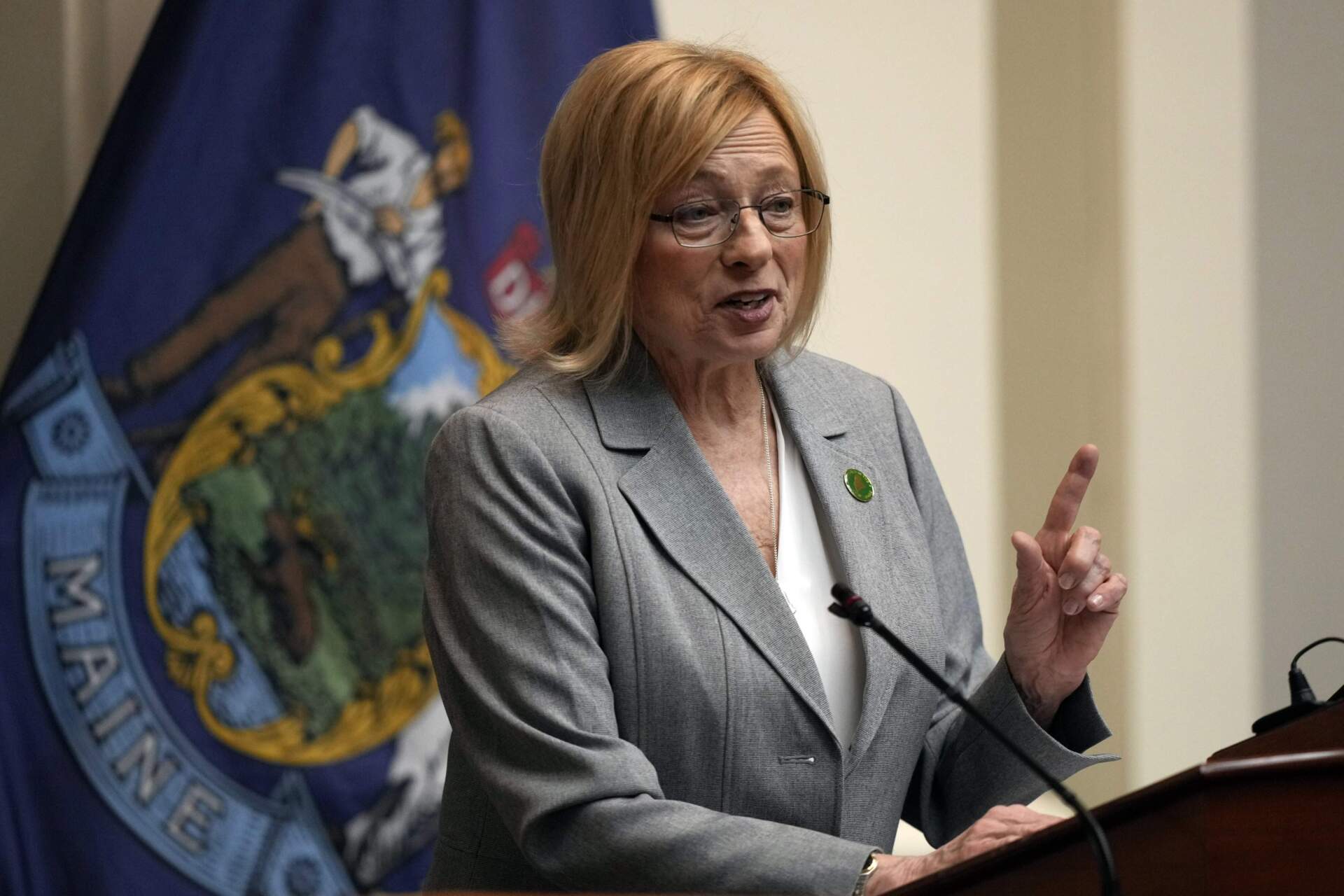 Gov. Janet Mills vetoed a 2021 proposal aimed at closing Maine’s youth prison. Credit: Robert F. Bukaty/Associated Press