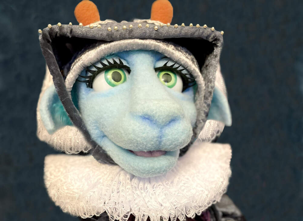 Gluckl is the cooking show puppet. (Courtesy)