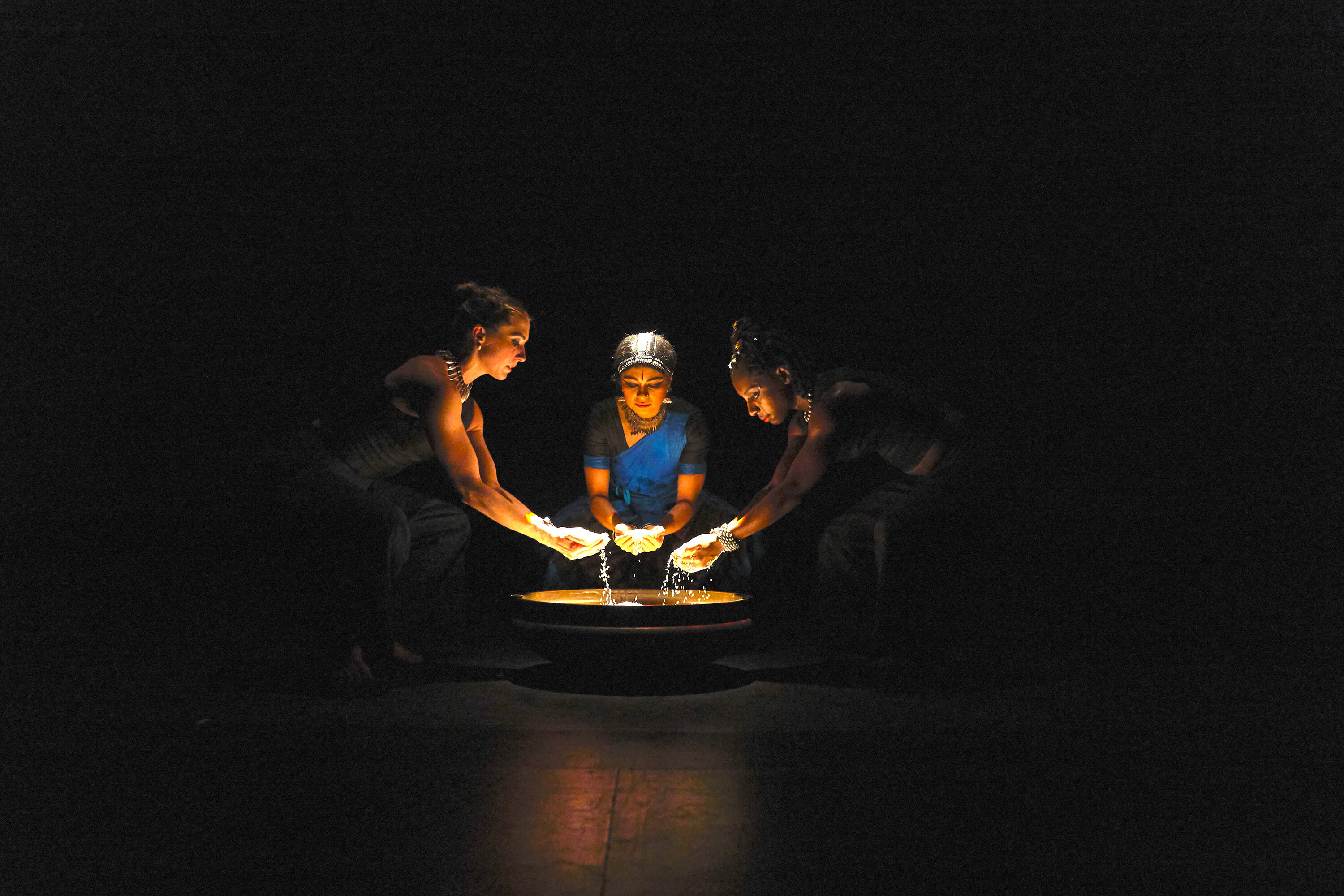 A performance of Ashwini Ramaswamy’s “Let the Crows Come.” (Courtesy Jake Armour)