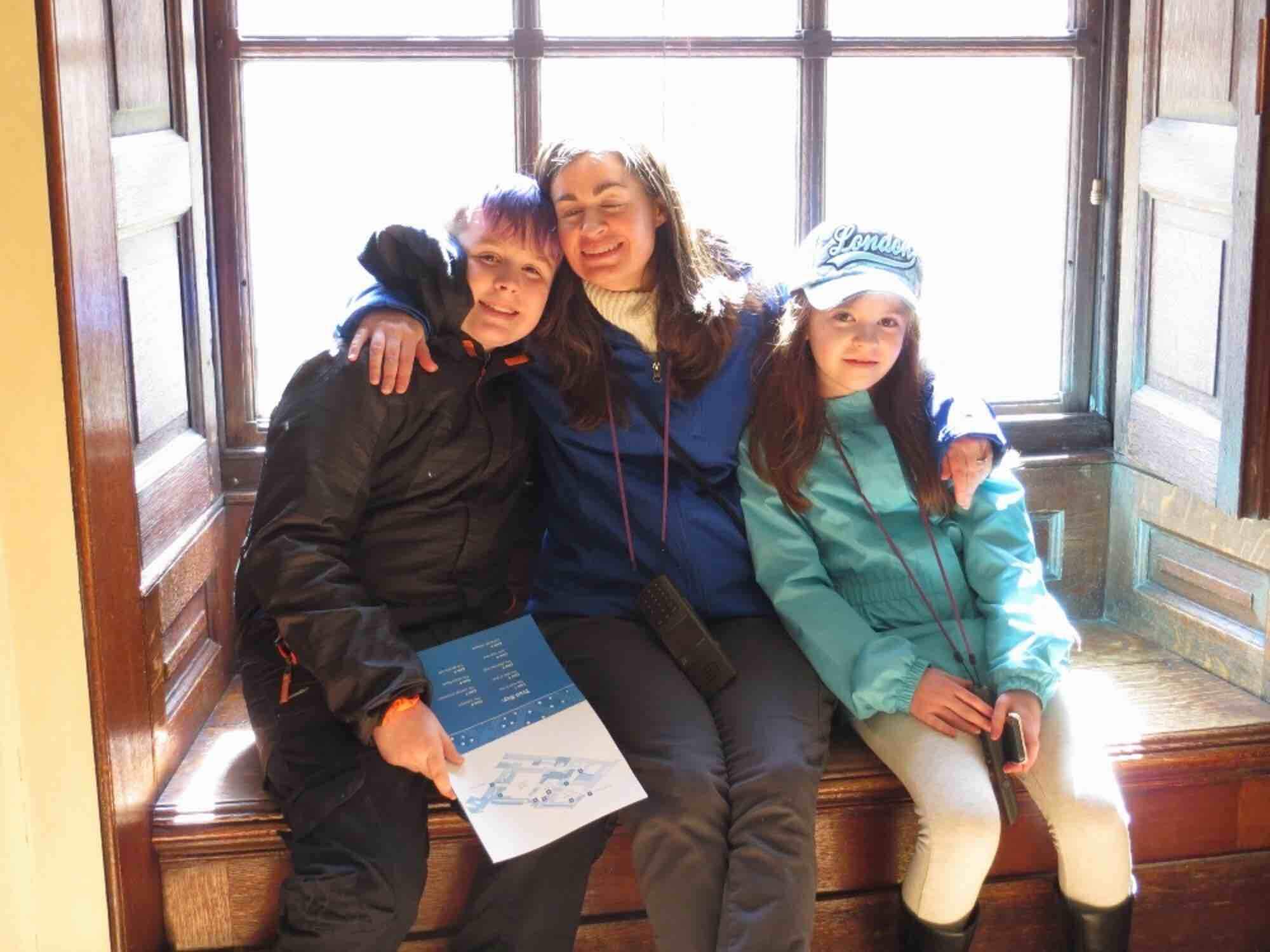 The author and her children, several years ago. (Courtesy T.M. Blanchet)