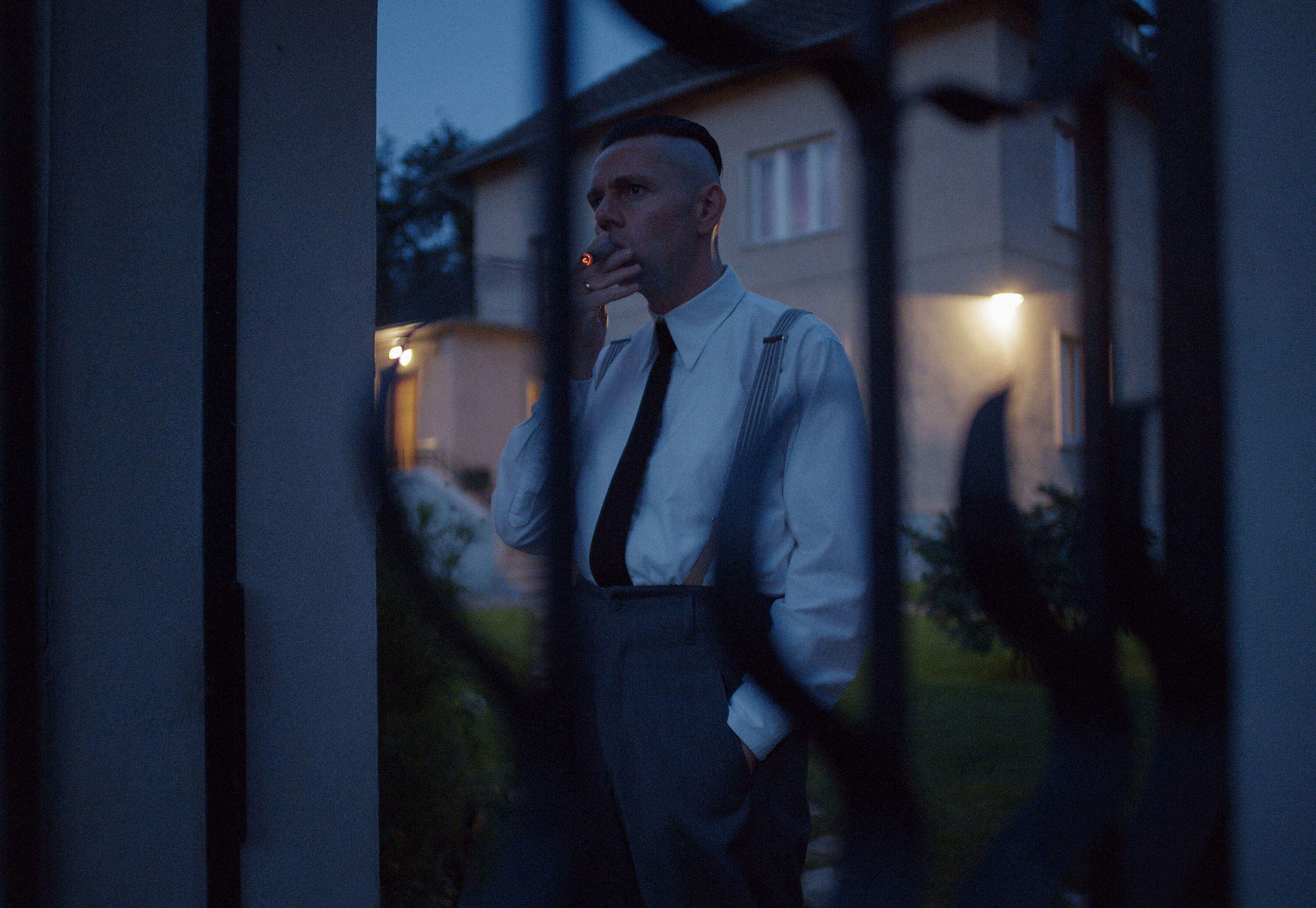 Christian Friedel as Rudolf Höss in "The Zone of Interest." (Courtesy A24)