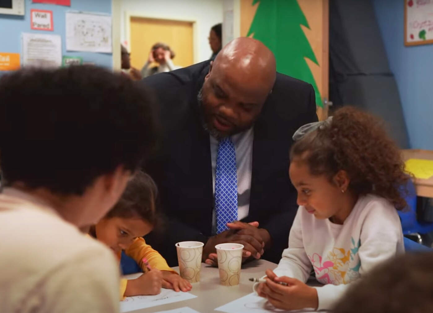 State Education Sec. Patrick Tutwiler appears in a 30-second public service announcement on regular school attendance. (Screengrab)