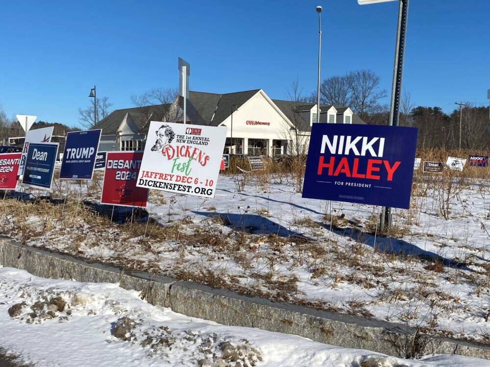 Decision time in New Hampshire. (Anthony Brooks/WBUR)