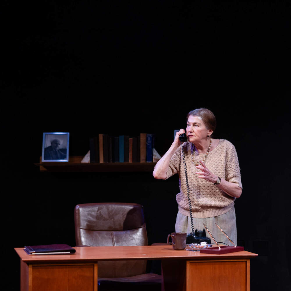 Annette Miller stars as Golda Meir in "Golda's Balcony" presented by Shakespeare & Company. (Courtesy Nile Scott Studios)