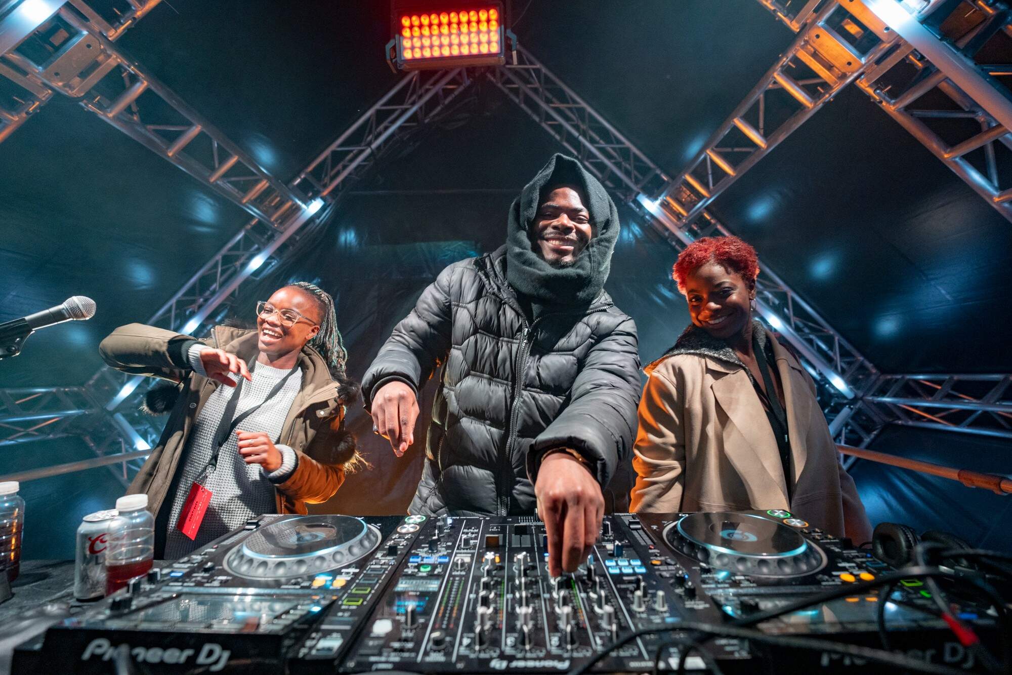 Canadian DJ AKAntu performs at the Montréal en Lumière in 2023. (Victor Diaz Lamic/Courtesy Montréal en Lumière)