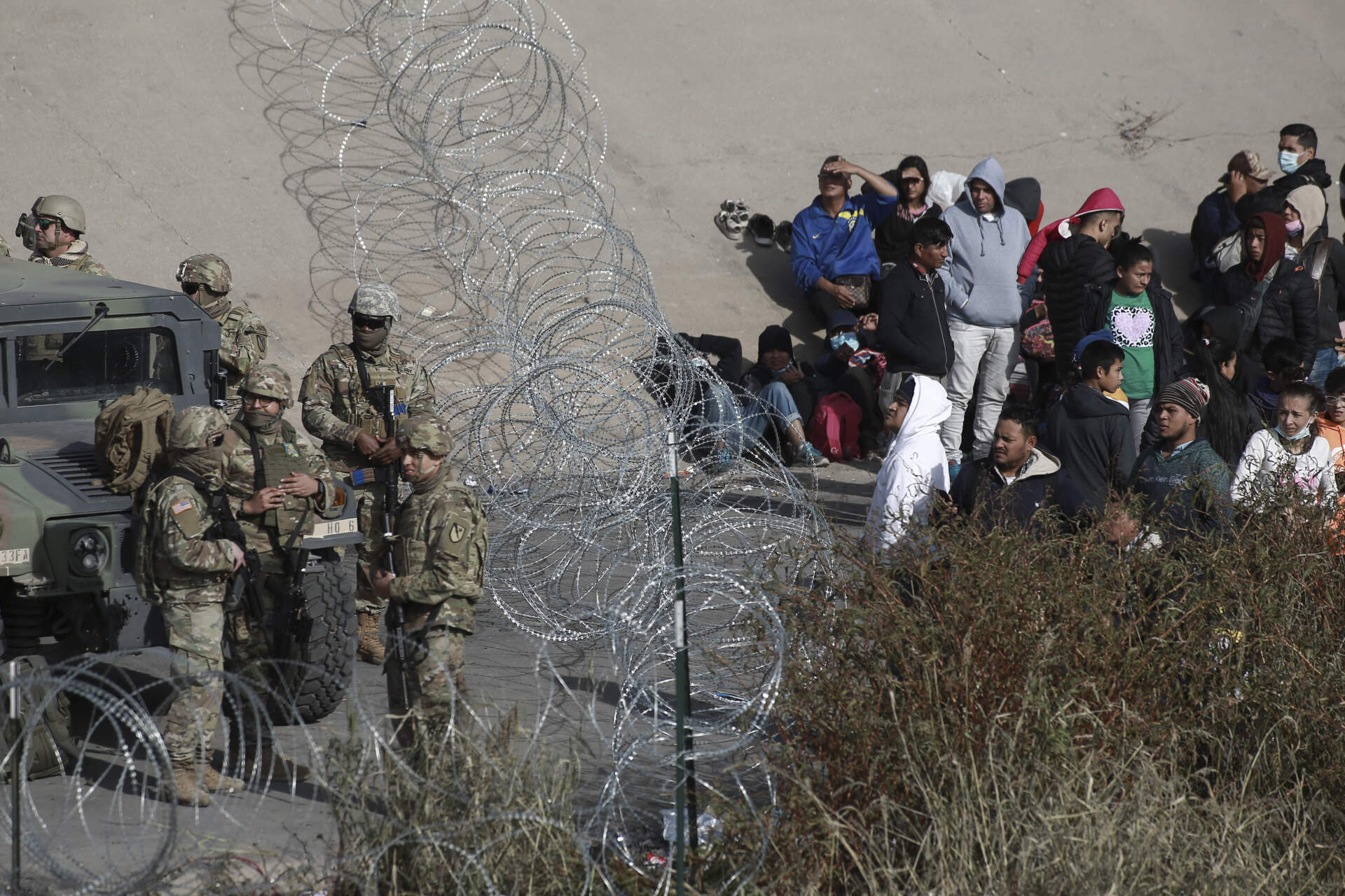 Texas base to house thousands of troops along border | Here & Now