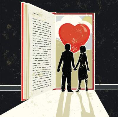 First I fell in love with romance novels. Then I wrote one