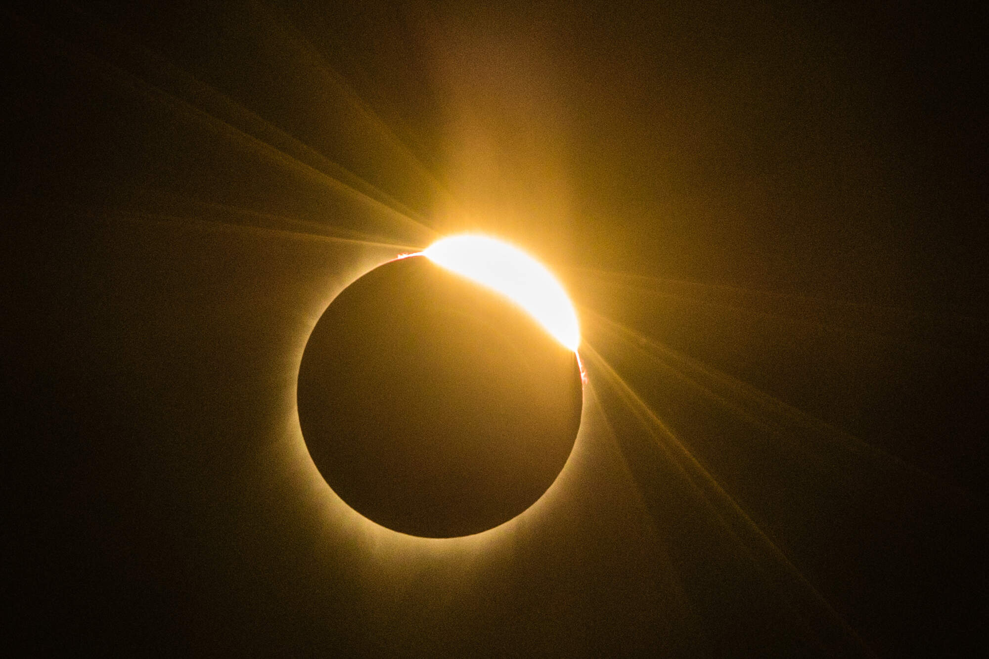 A total solar eclipse on Aug. 21, 2017 in Madras, Oregon. (ROB KERR/AFP via Getty Images)