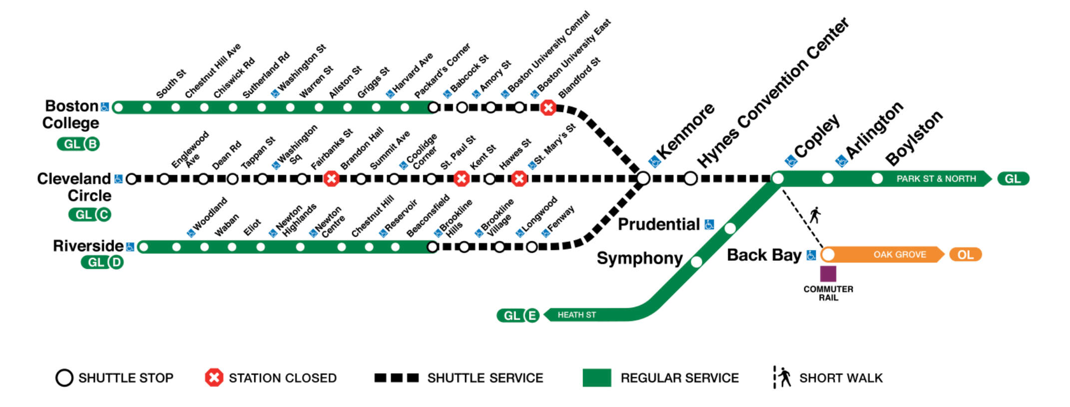 Green Line closures start this week. Here are some alternative travel options.