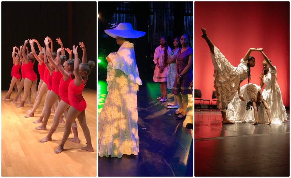 OrigiNation students on stage (from left to right): Ready, Set, Dance, a summer intensive; “Our Story,” an original musical written and directed by Shaumba-Yandje Dibinga; and &quot;Reverent Revelry&quot; from “Twist &amp; Shout.” (Photsbydrizzy/Courtesy OrigiNation Cultural Arts Center)