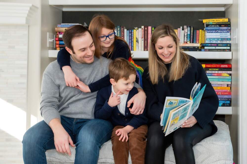 The author and her family, 2024. (Courtesy Lindsay Hameroff)