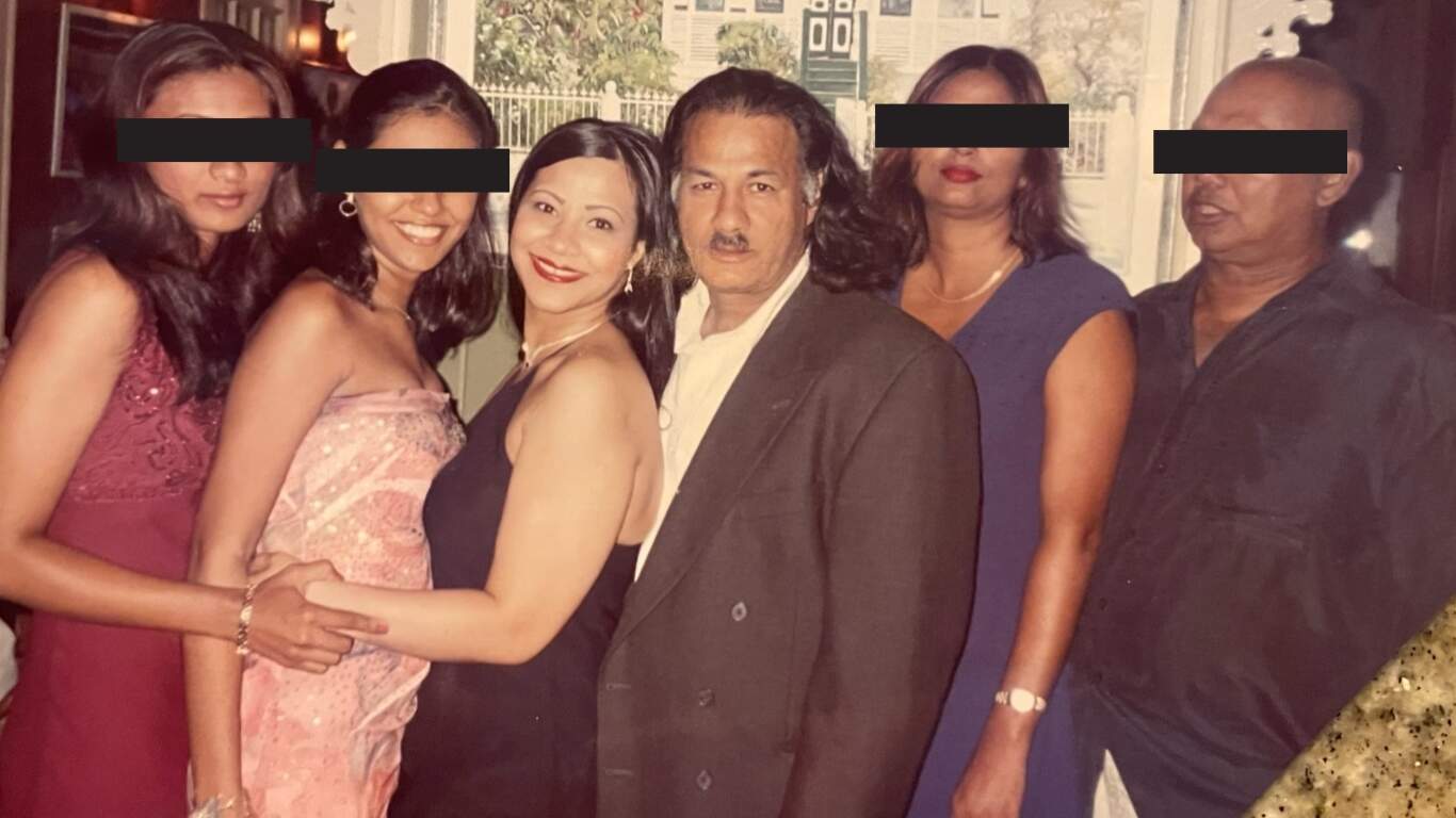 Sophia (left) with her father George Correia (right). (Courtesy of Sophia Johnson)