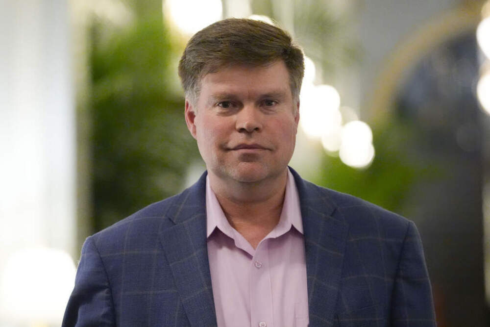 Democratic presidential candidate Jason Palmer poses for a photo at a Washington hotel in Washington, Tuesday, March 5, 2024. Palmer, an unknown candidate, won the Democratic primary in American Samoa. (Pablo Martinez Monsivais/AP)