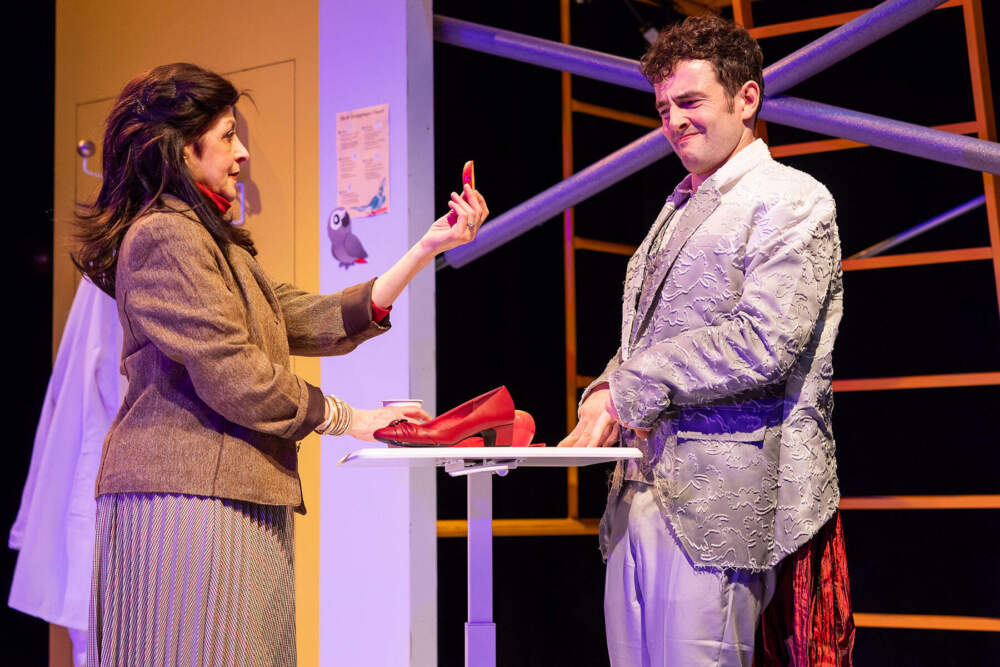 Stephanie Clayman and Jon Vellante in &quot;Beyond Words&quot; at Central Square Theater. (Courtesy Maggie Hall)