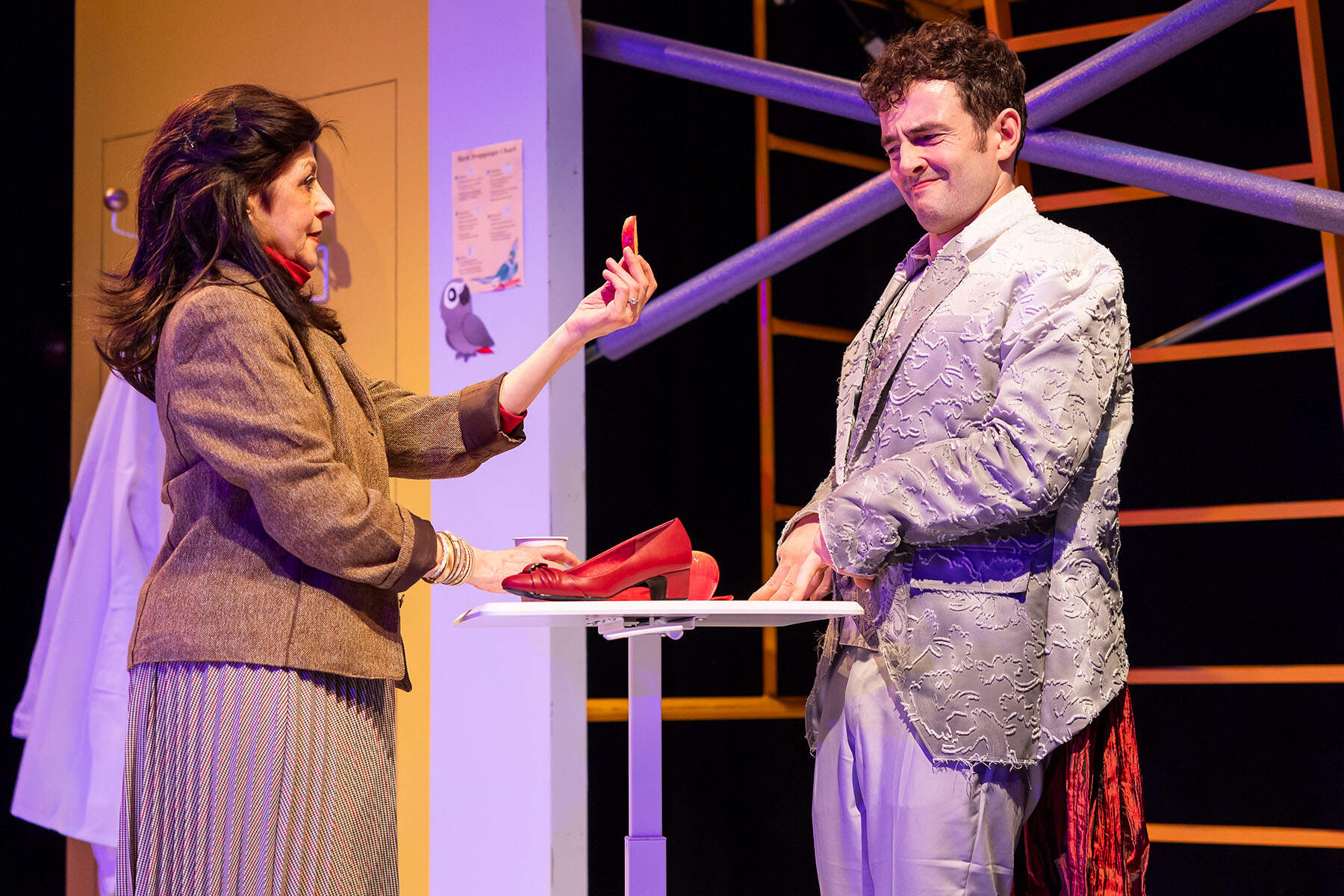 Stephanie Clayman and Jon Vellante in "Beyond Words" at Central Square Theater. (Courtesy Maggie Hall)