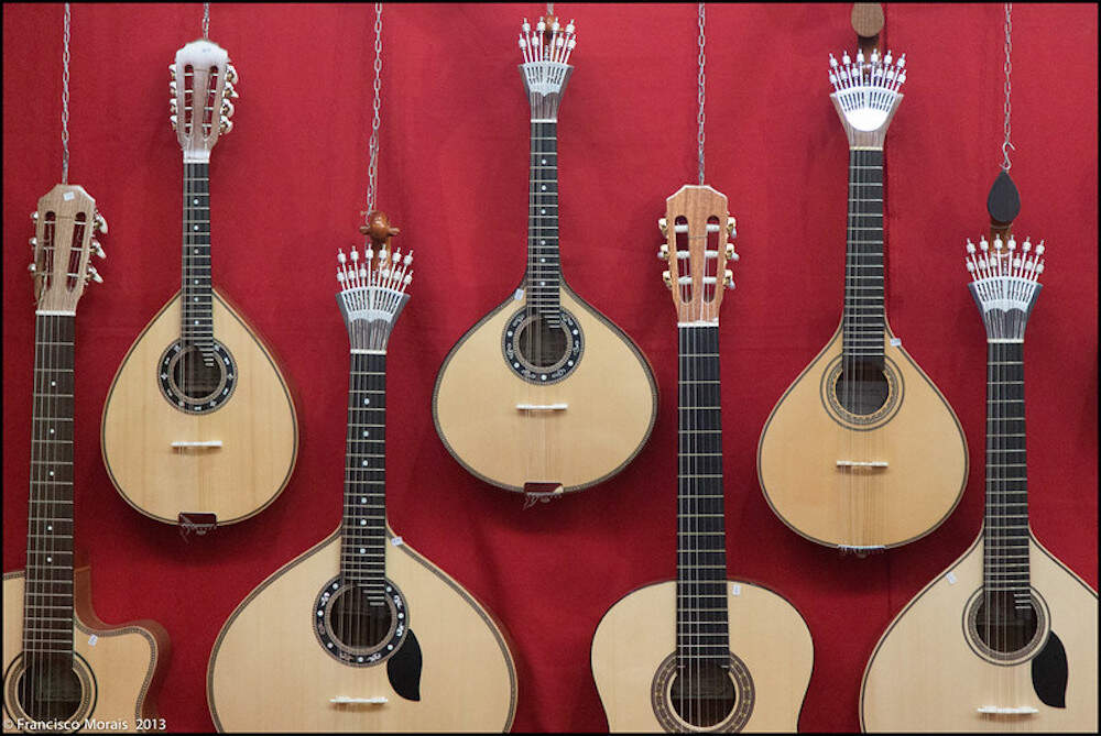 The Portuguese guitar was developed in Portugal and descended from the European cittern. (Credit: Francisco Morais)