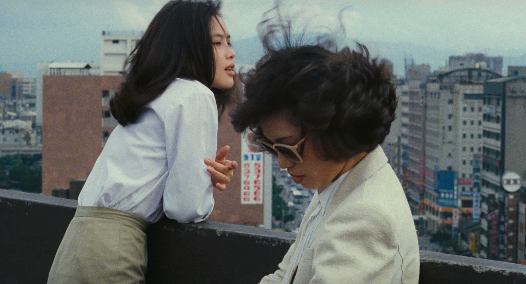 A still from Edward Yang's 1985 film "Taipei Story." (Courtesy Harvard Film Archive)