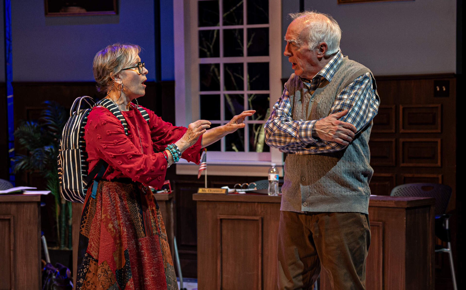 Julie Marie Perkins and Richard Snee in Tracy Letts' "The Minutes." (Courtesy Jim Sabitus)