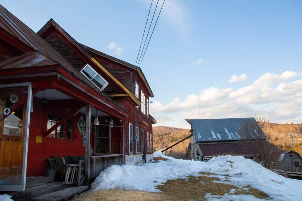 The Van Alstyne farmstead in East Barnard. (Elodie Reed/Vermont Public)