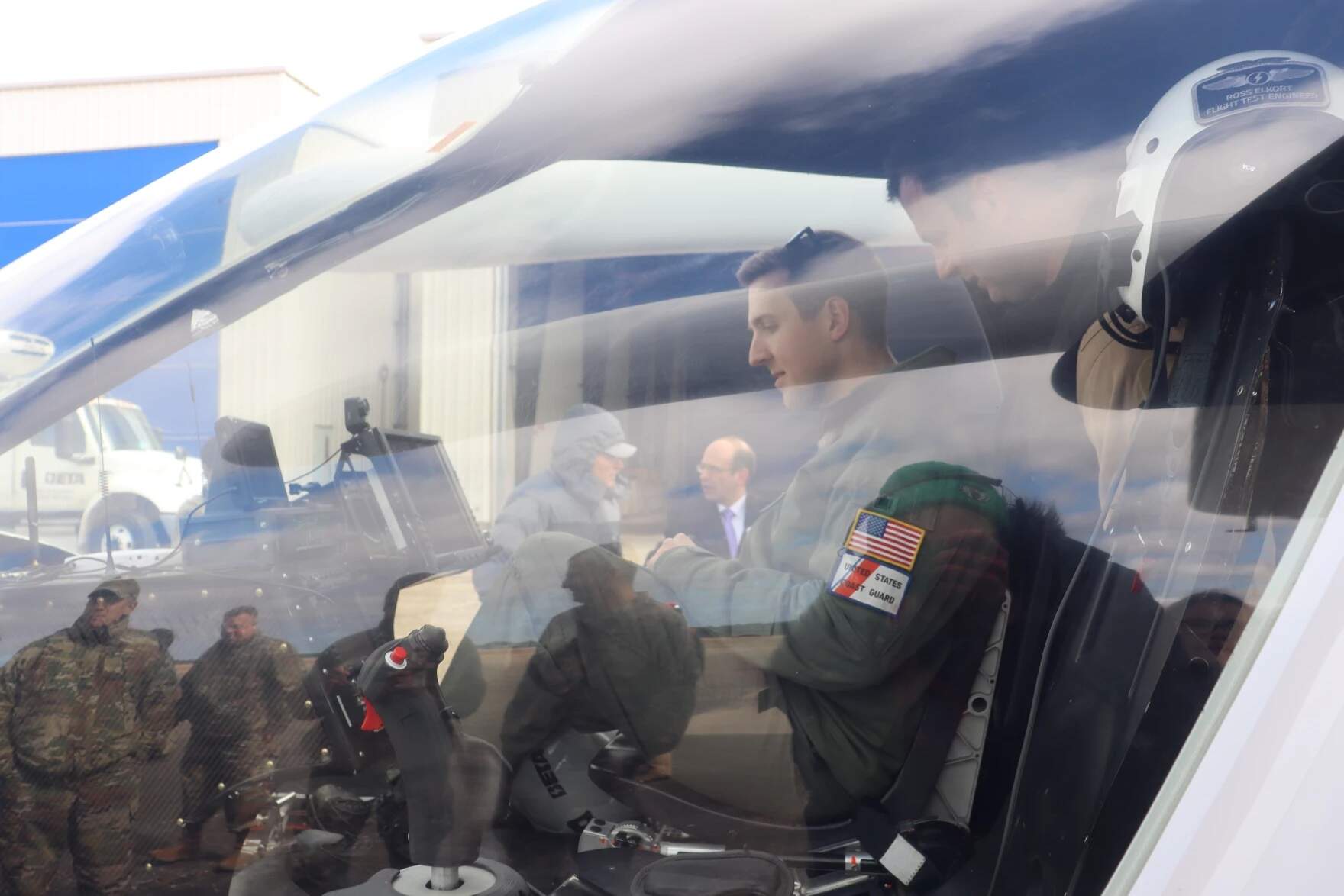 A look into the cockpit of the Alia. (Brian Engles/CAI)