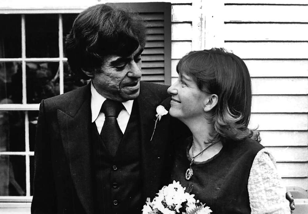 Dick Goodwin and Doris Kearns Goodwin are married in front of 170 guests—family, friends, and colleagues — on Dec. 14, 1975. (Marc Peloquin/Courtesy of Doris Kearns Goodwin)