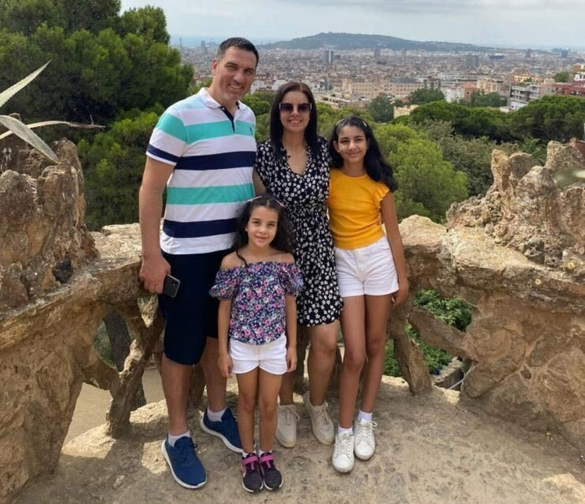Mona Khateibeltamimi and her family. (Courtesy of Mona Khateibeltamimi)