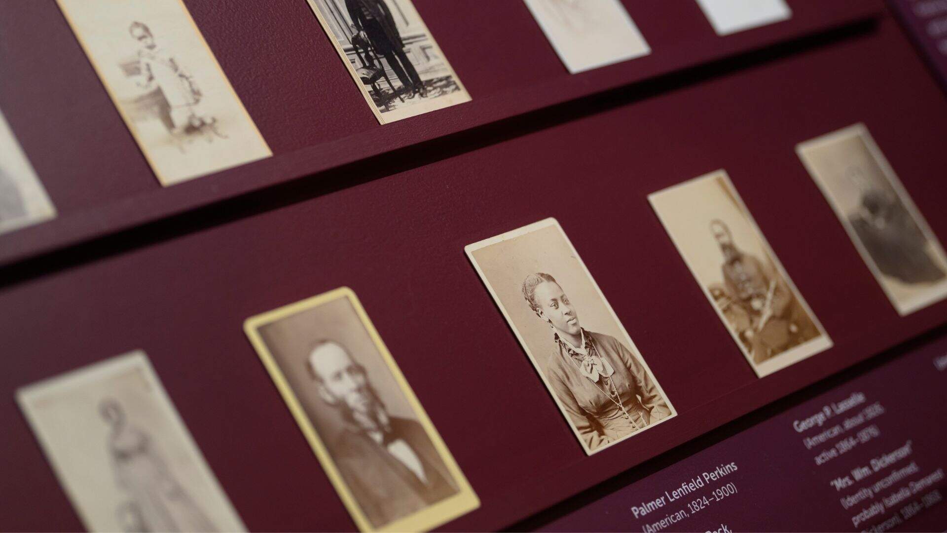 "Framing Freedom" centers cartes-de-visites collected by Harriet Hayden. (Courtesy Tony Rinaldo/Boston Athenaeum)