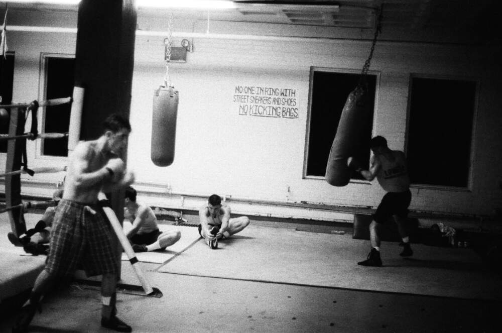 A boxing gym in Boston, captured by Charles Daniels (courtesy Susan Berstler)