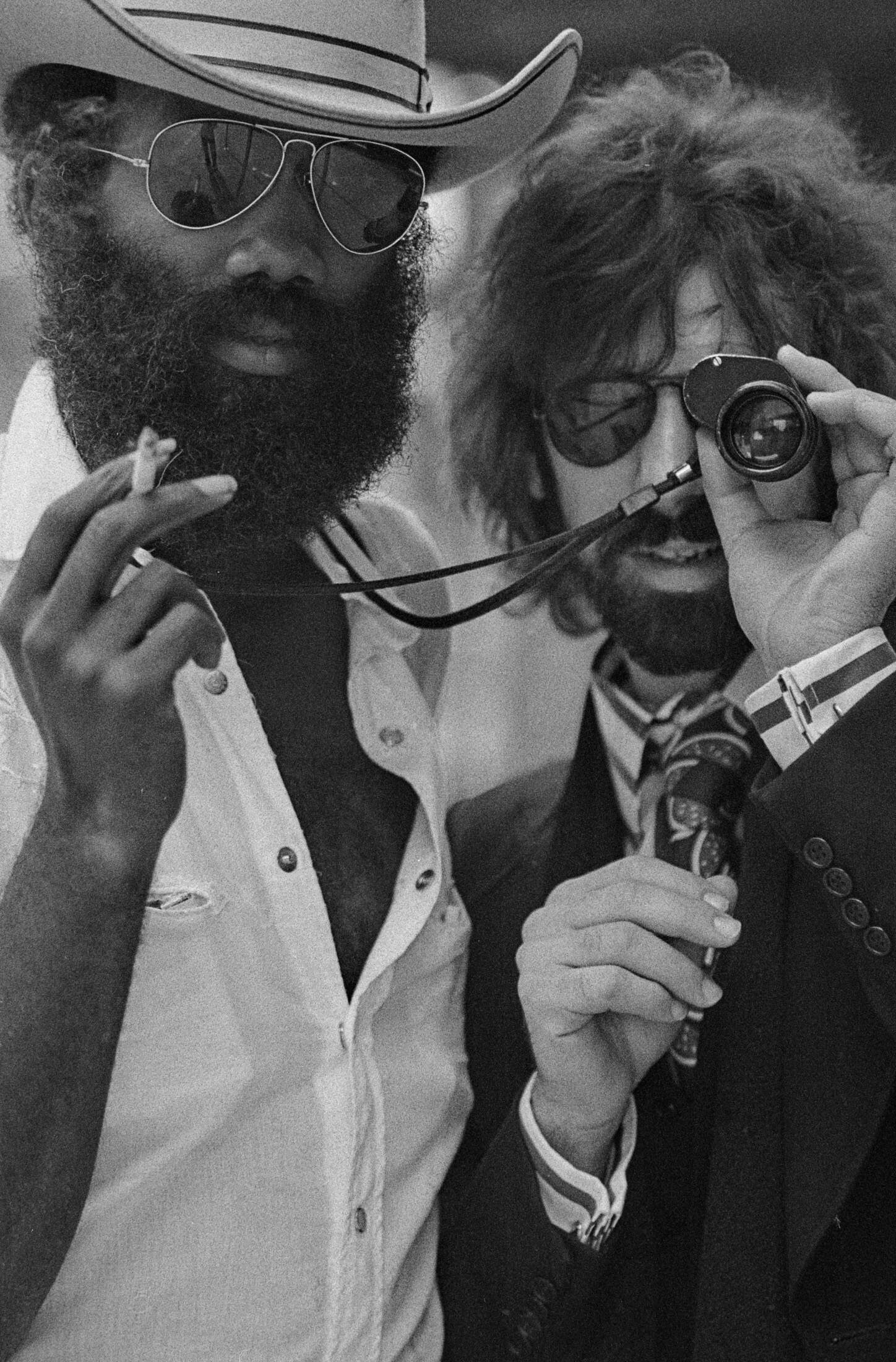 Charles Daniels with Peter Wolf, part of the Charles Daniels Collection (courtesy Susan Berstler)