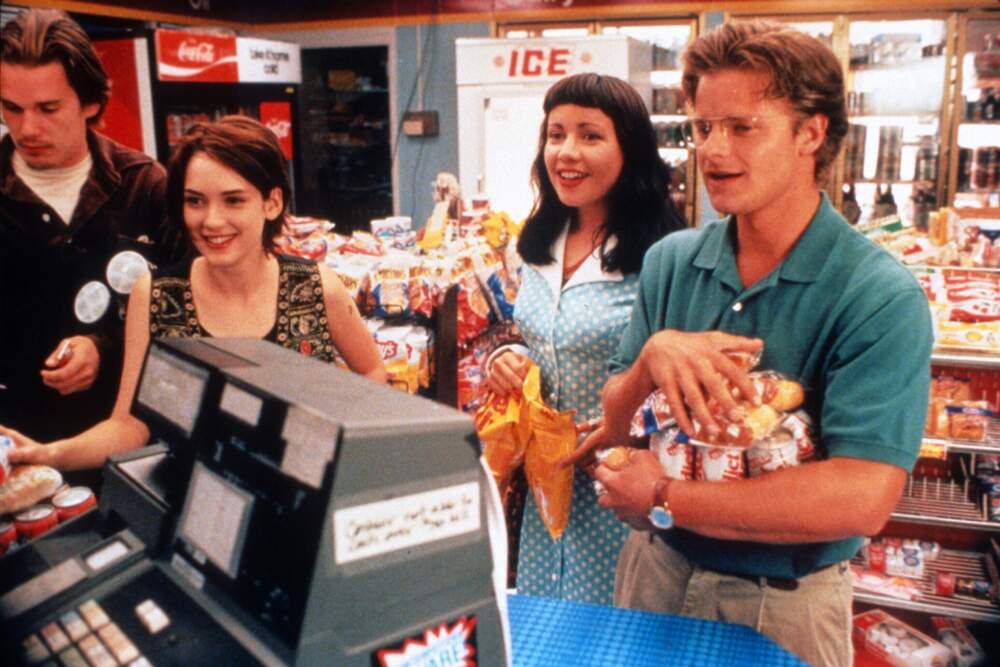 From left: Ethan Hawke, Winona Ryder, Janeane Garofalo and Steve Zahn in &quot;Reality Bites.&quot; (Courtesy Universal Pictures/Photofest)
