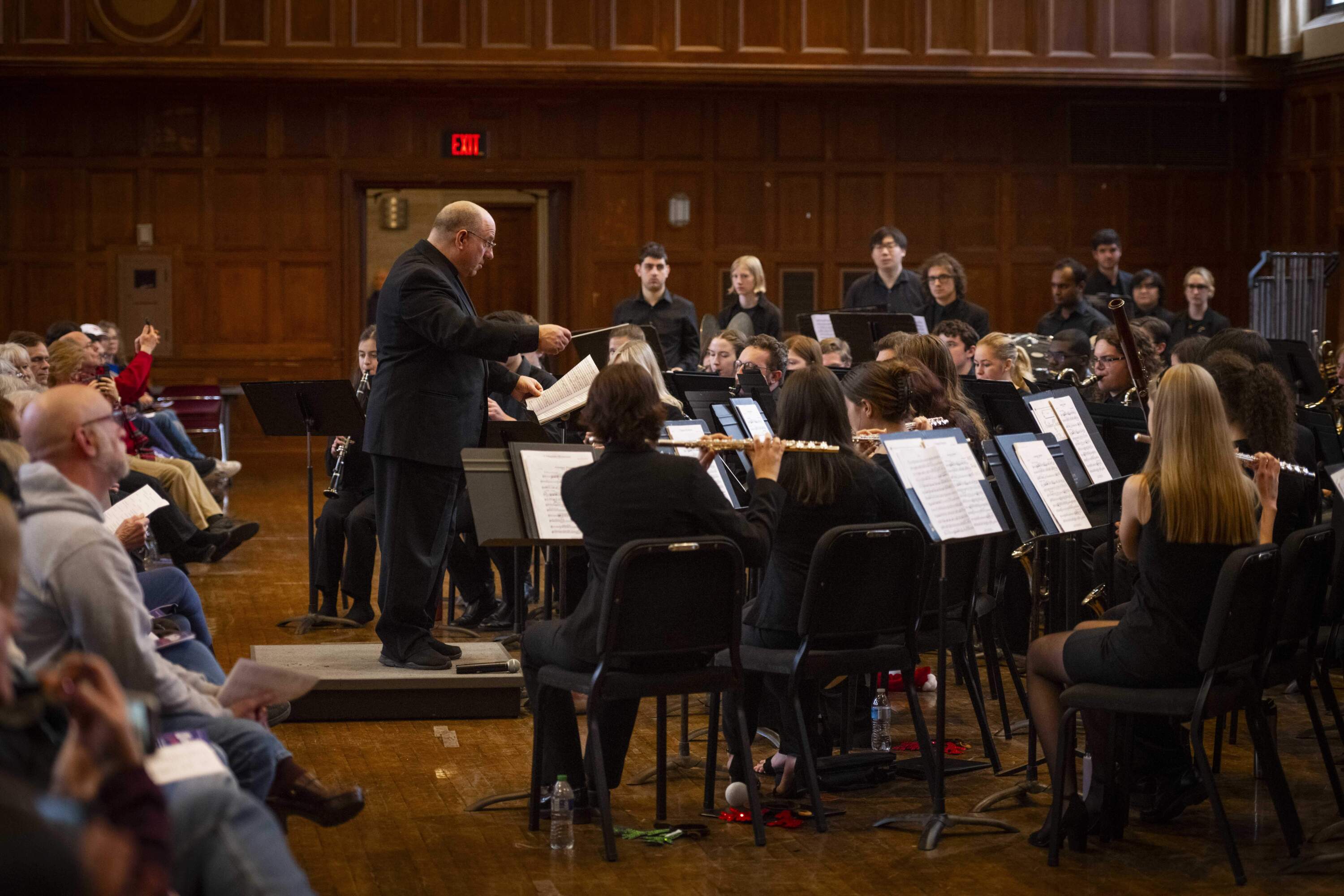 WPI Concert Band during a performance. (Courtesy WPI)