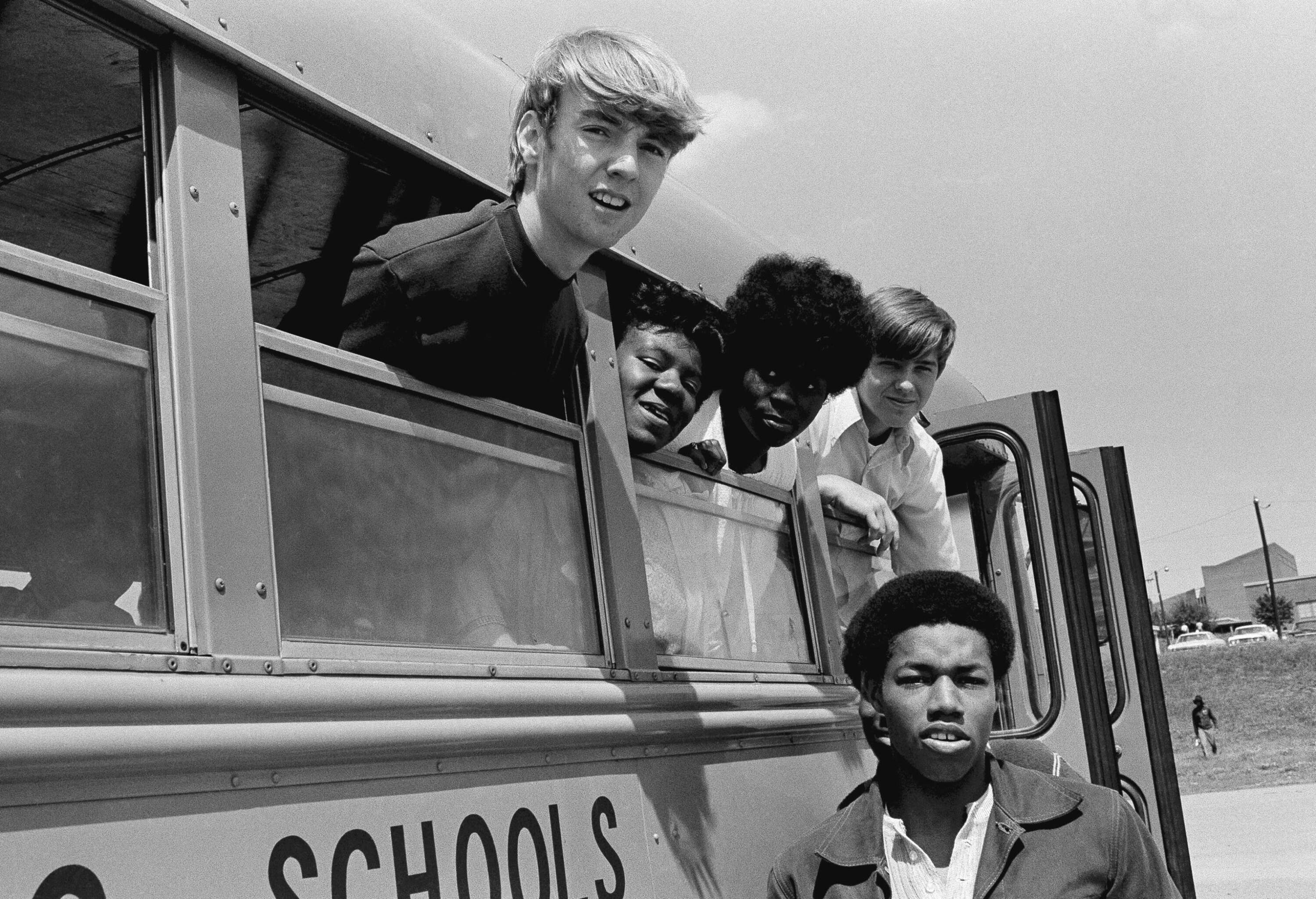 Students from West Charlotte High School in Charlotte, North Carolina, on May 15, 1972. (Harold L. Valentine/AP)