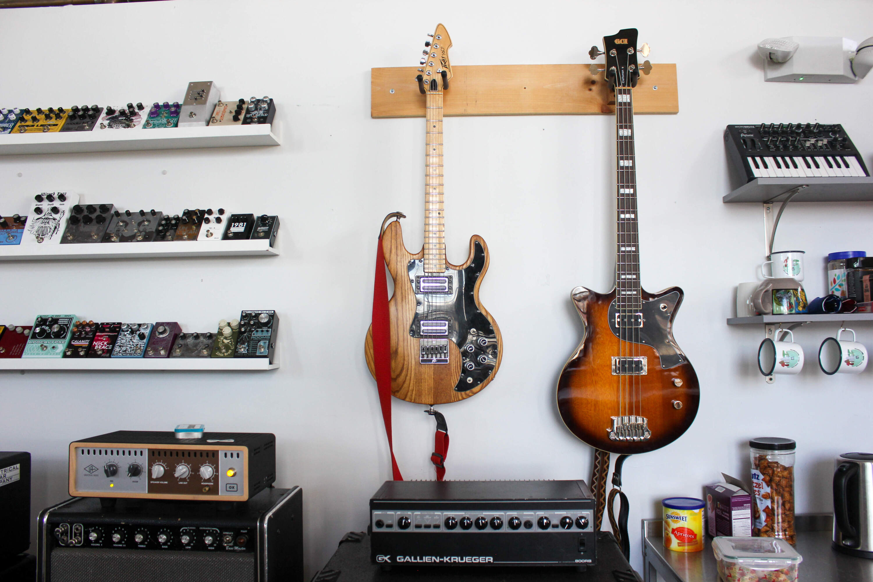 The workshop at Electronic Audio Experiments. (Lukas Harnisch for WBUR)