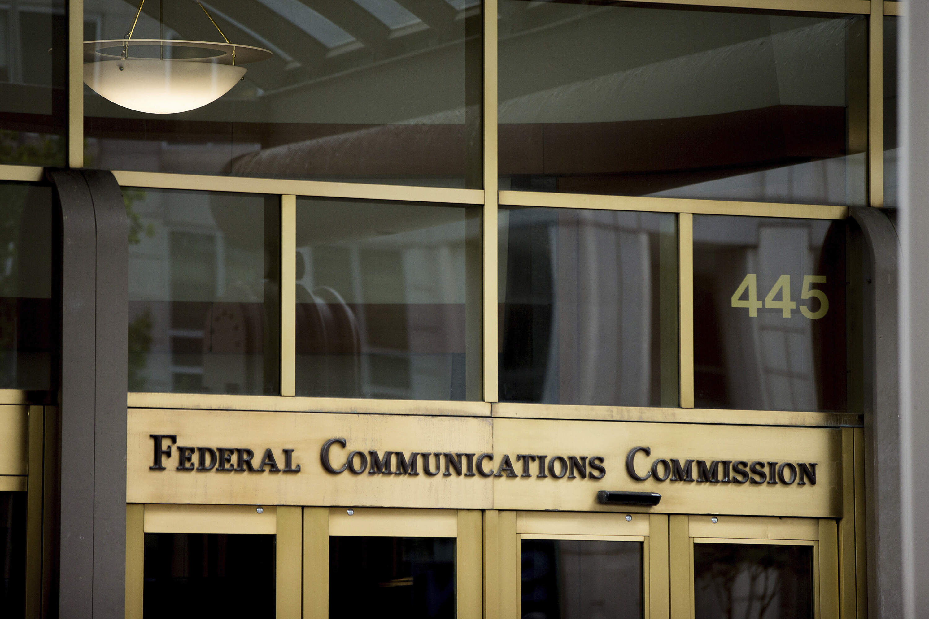 The Federal Communications Commission building in Washington. (Andrew Harnik/AP)