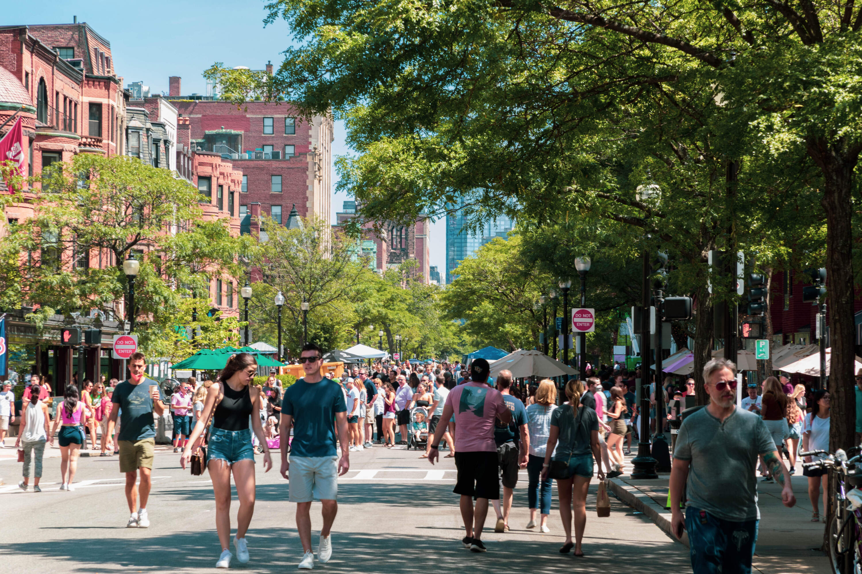 Open Newbury in 2021 (Jeff Dietrich/City of Boston)