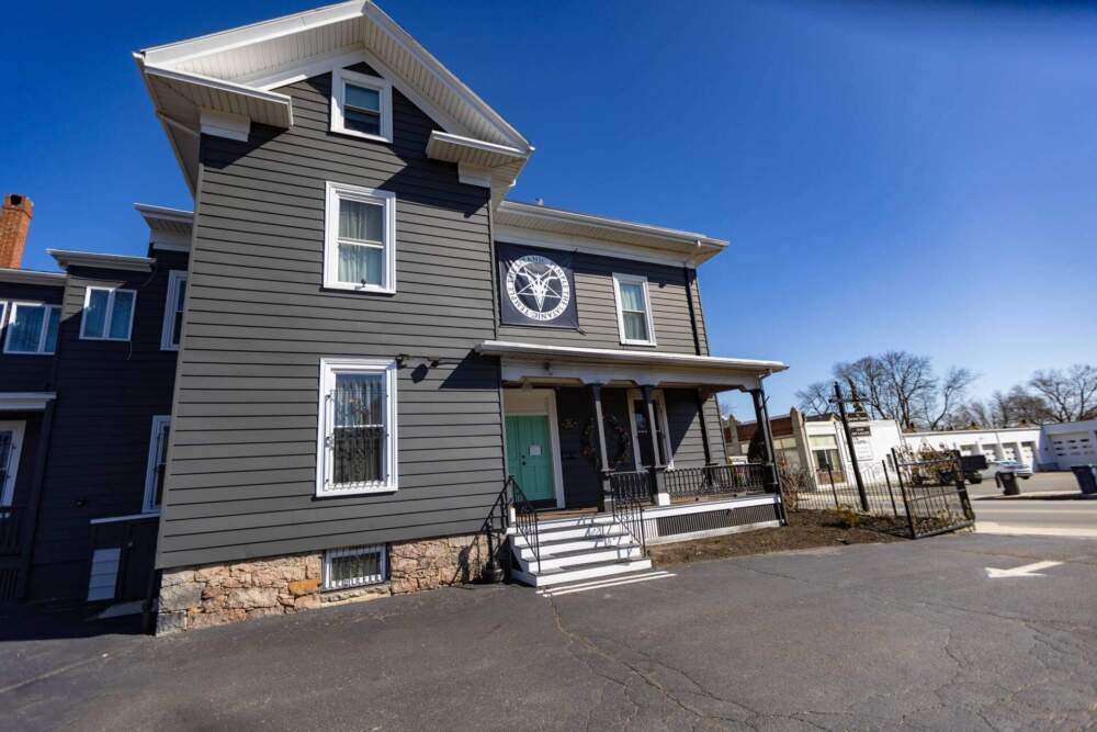The Satanic Temple in Salem. (Jesse Costa/WBUR)